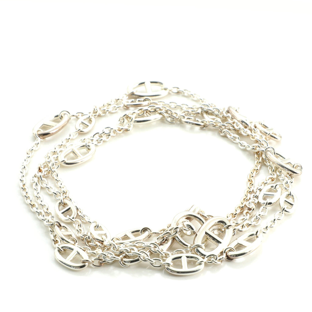 Farandole Long Necklace Sterling Silver 120