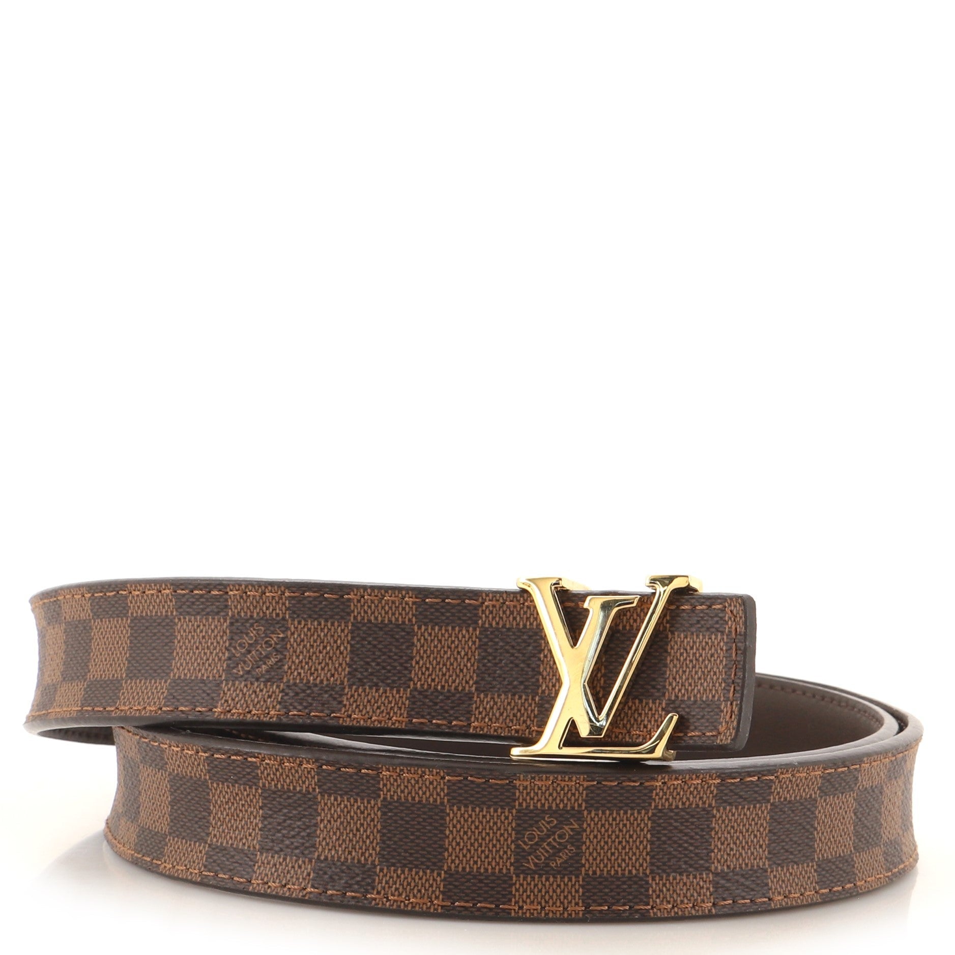 LV Initiales Belt Damier Thin 90