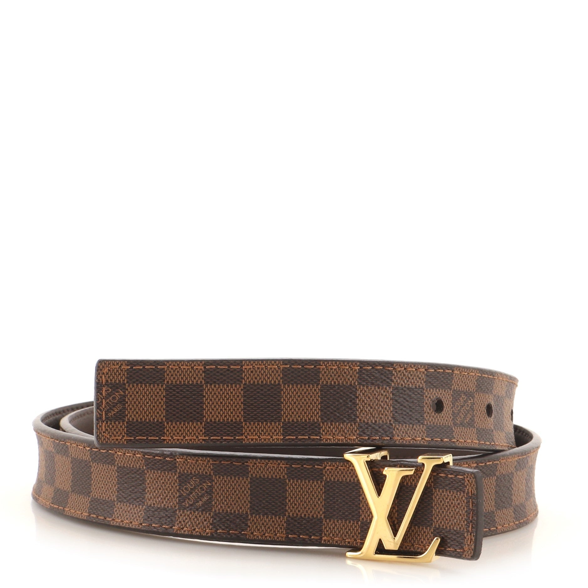 LV Initiales Belt Damier Thin 90