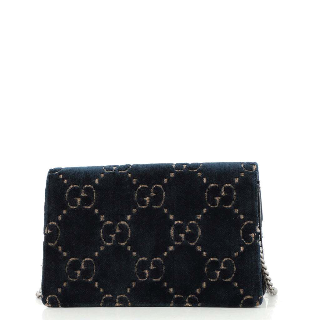 Dionysus Bag GG Velvet Super Mini