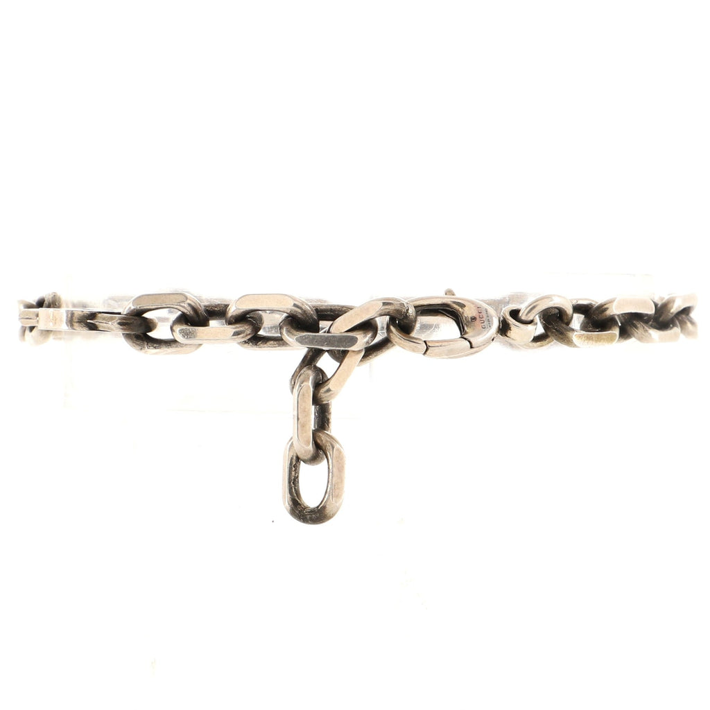 Interlocking G Chunky Chain Bracelet Sterling Silver