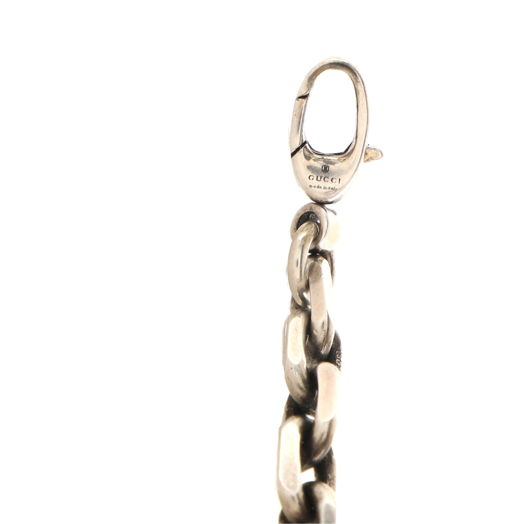 Interlocking G Chunky Chain Bracelet Sterling Silver
