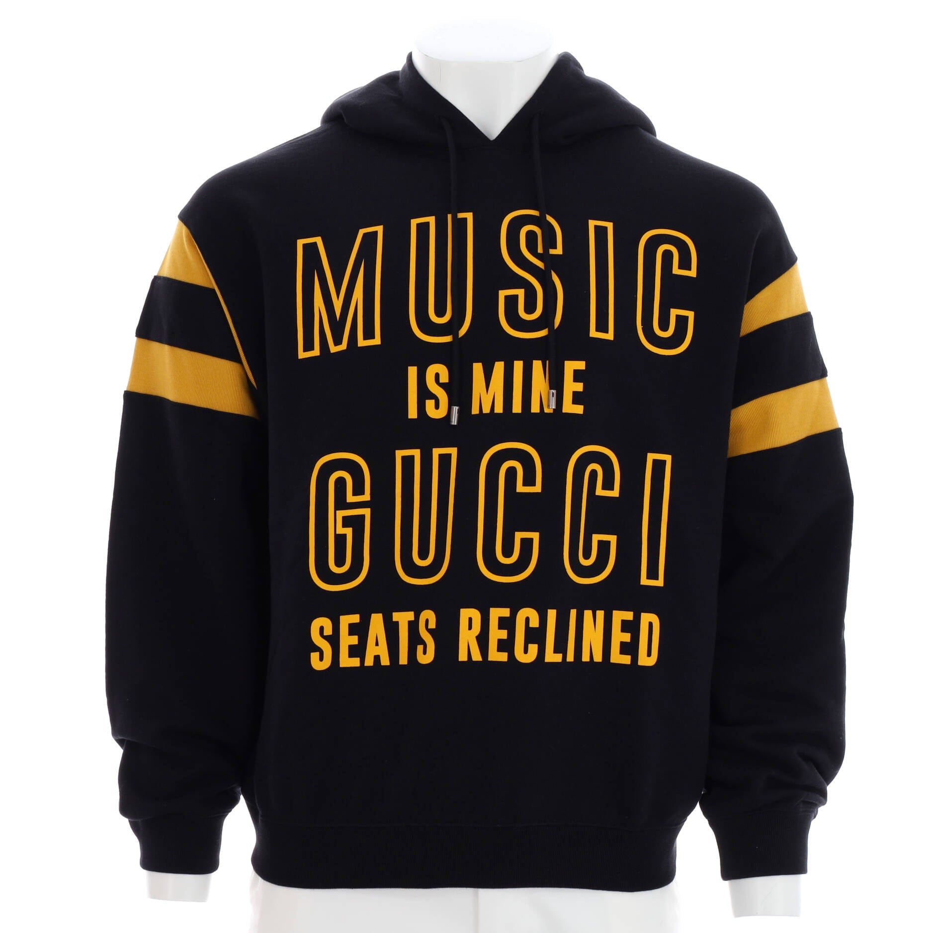 Men's Music is Mine Hoodie Printed Cotton