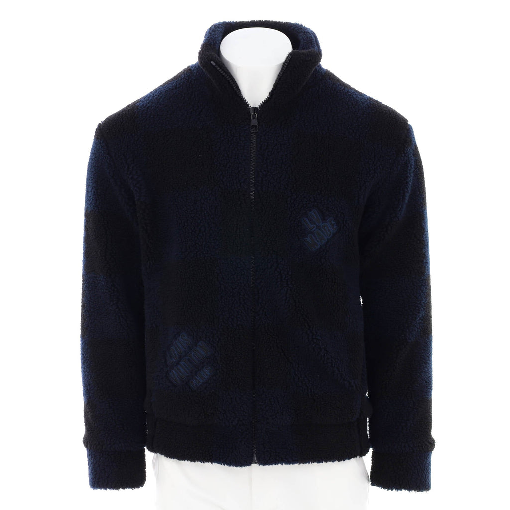 Men's Nigo Blouson Damier Polyester Fleece