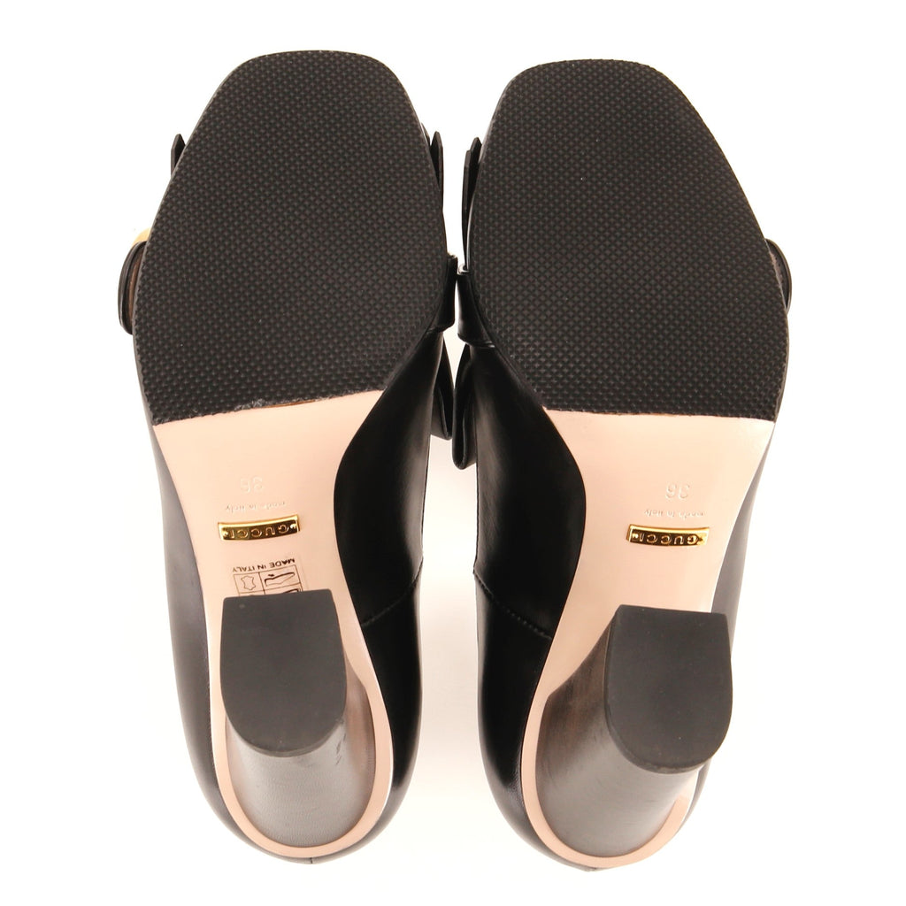 Women's GG Marmont Fringed Pumps Leather