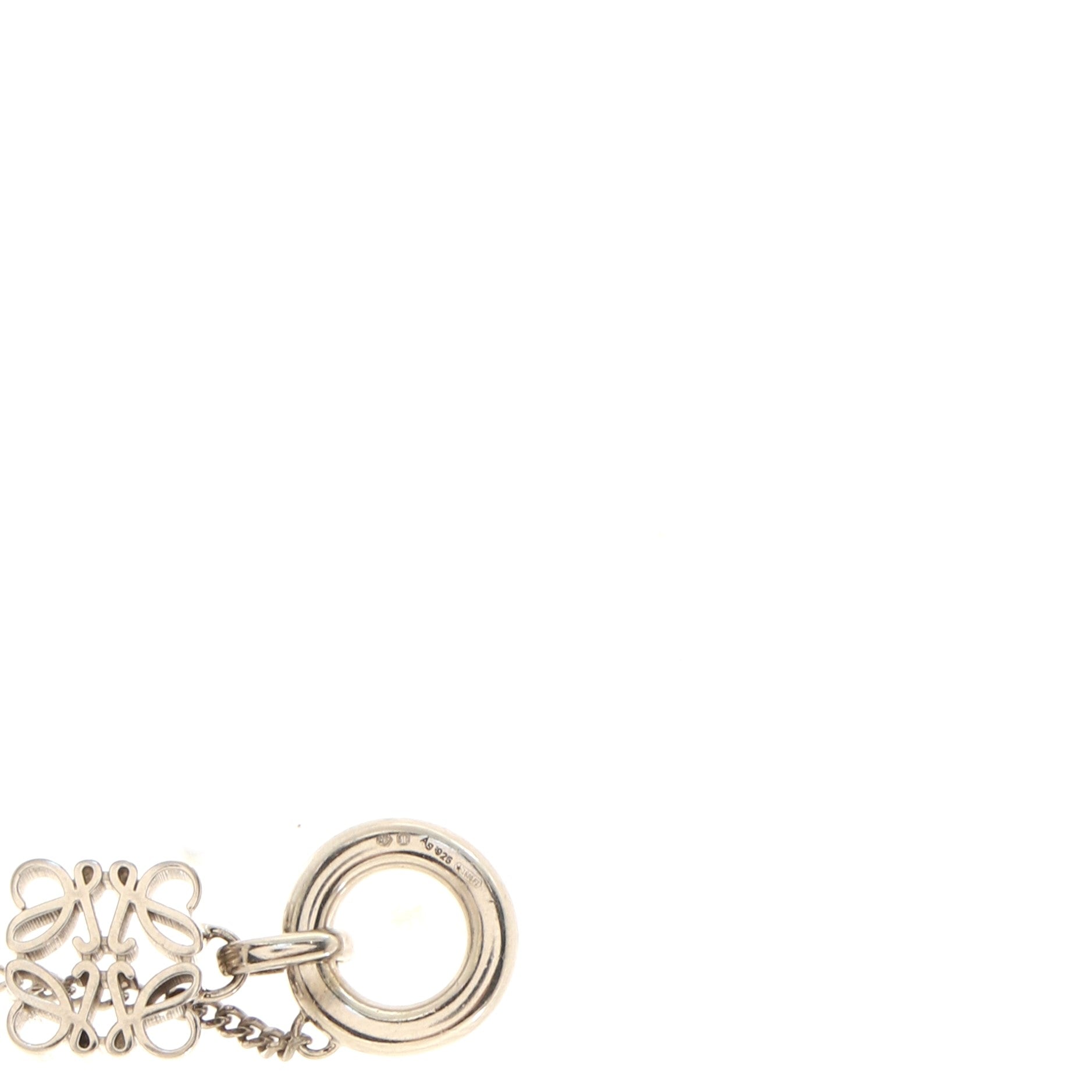 Anagram Toggle Pendant Necklace Sterling Silver