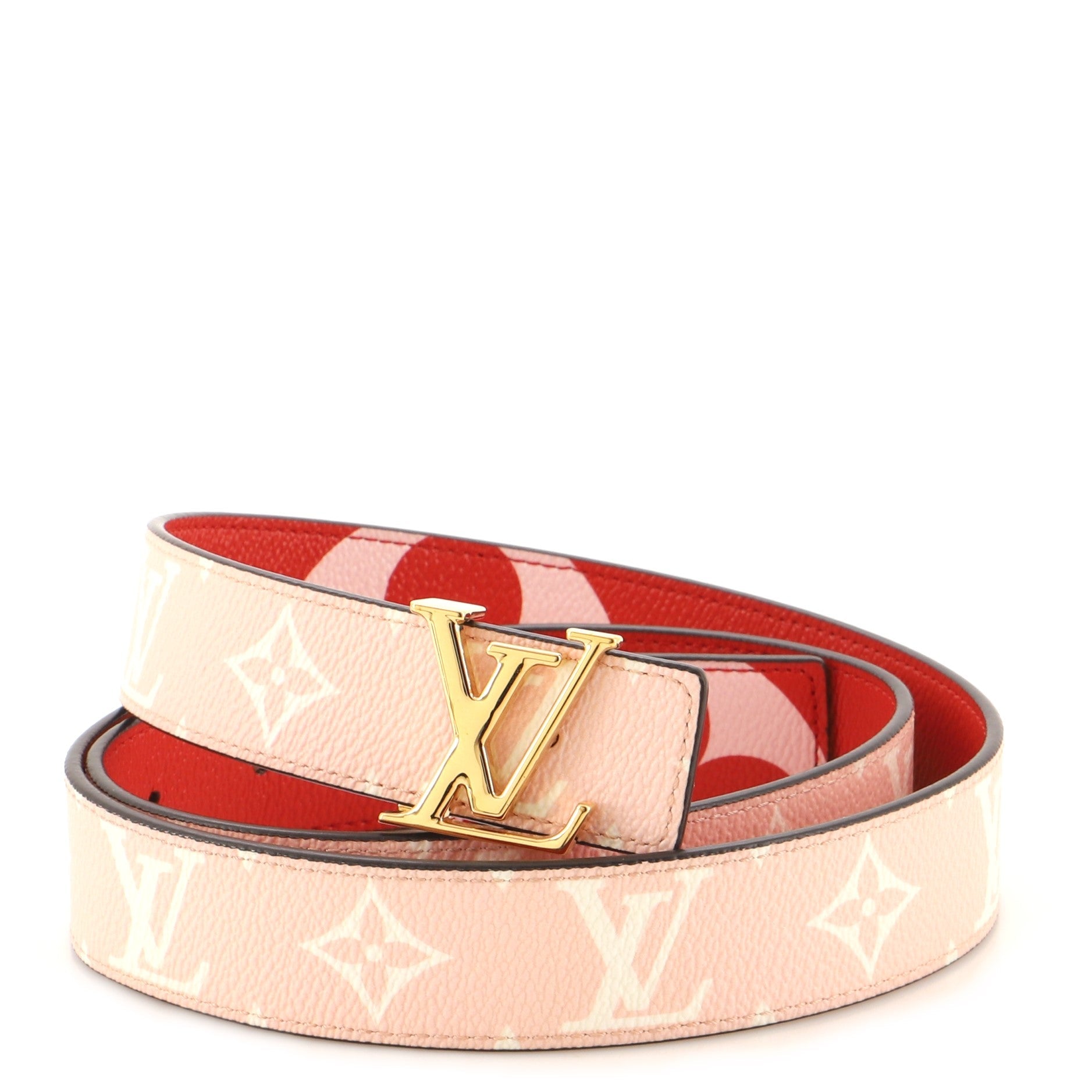 LV Iconic Belt Limited Edition Colored Monogram Canvas Medium 90