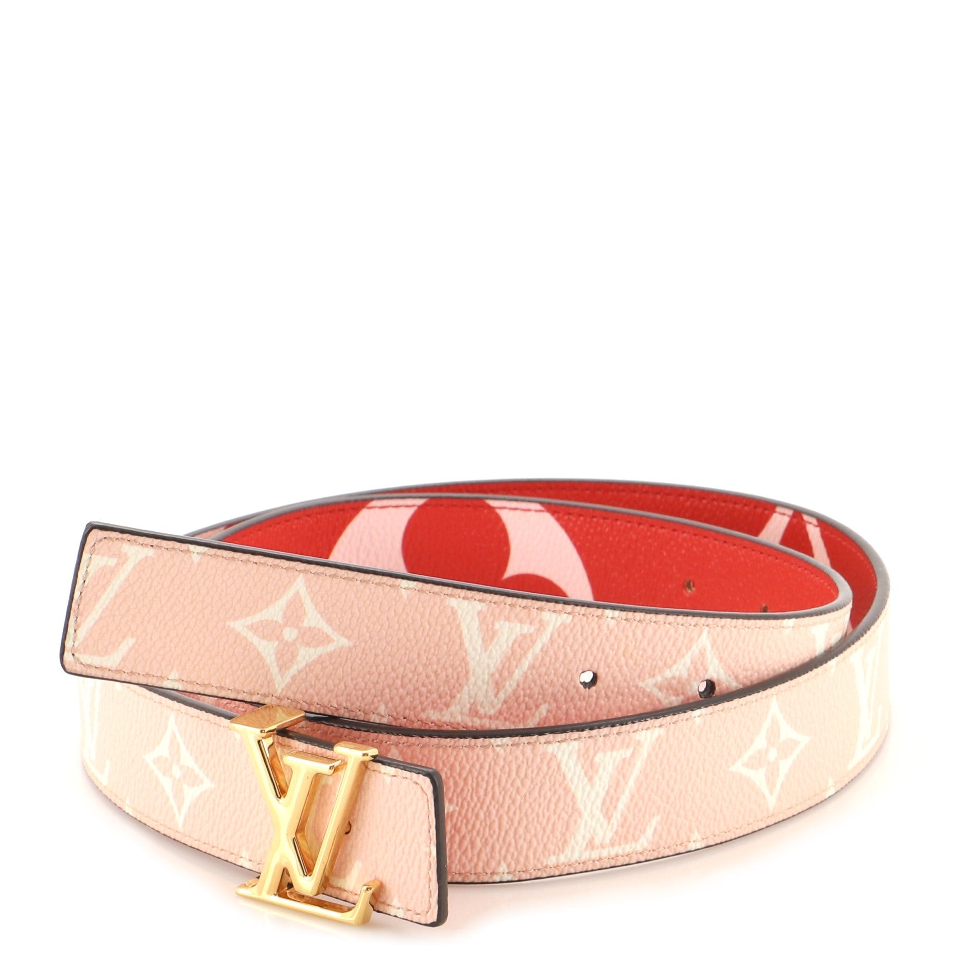 LV Iconic Belt Limited Edition Colored Monogram Canvas Medium 90