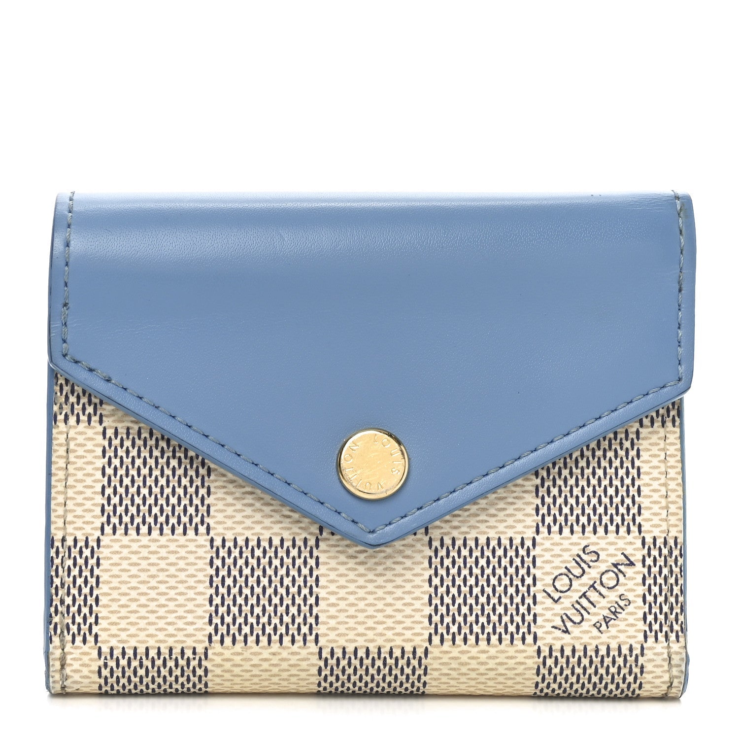 Damier Azur Zoe Wallet Bleuet