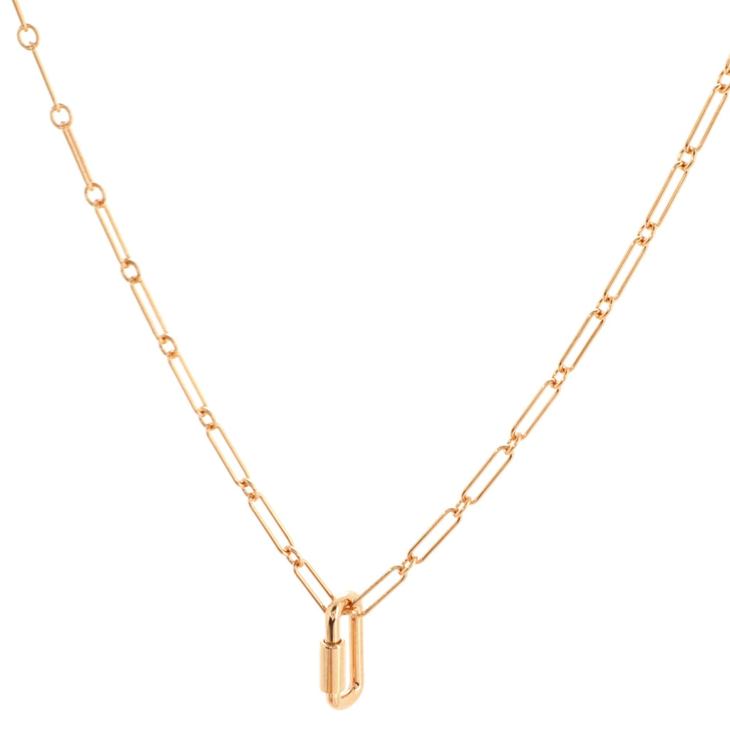 Curiosite Pendant Long Chain Necklace Metal