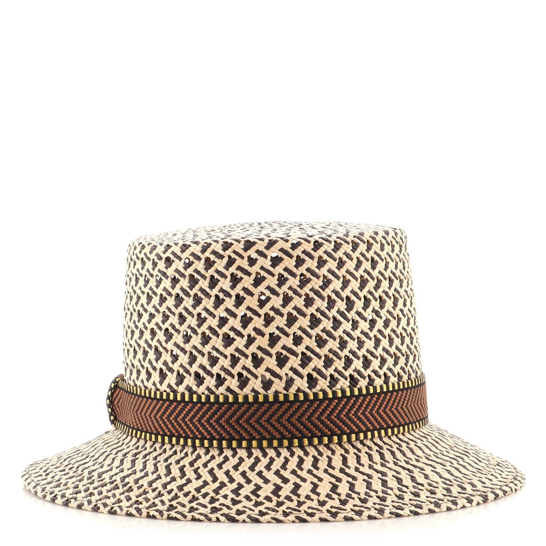 Adele Panama Hat Strass XXL