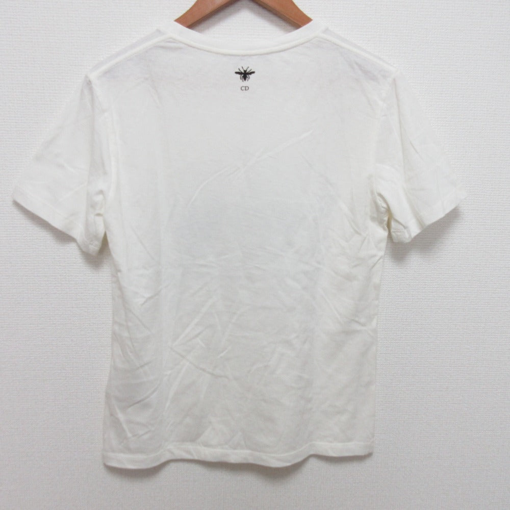 Christian Dior Logo Bird Print Cotton T-shirt