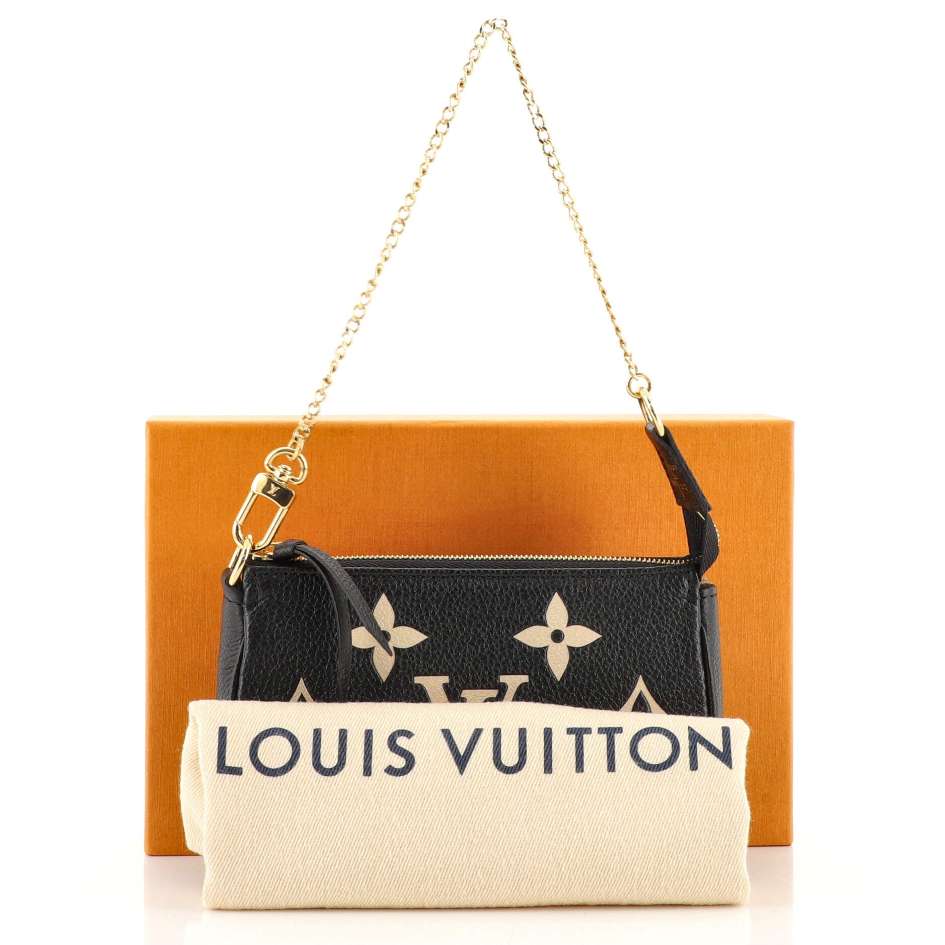 Pochette Accessoires Bicolor Monogram Empreinte Giant Mini