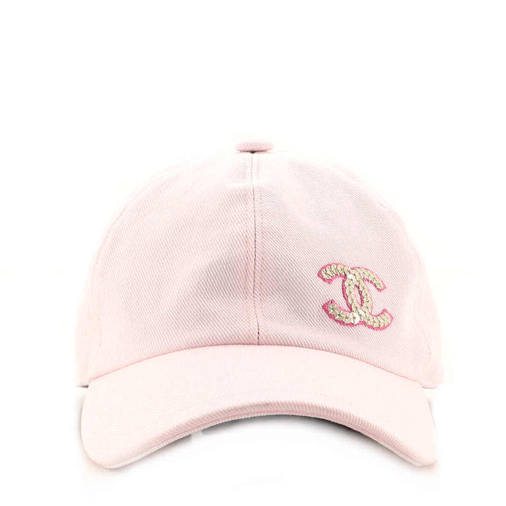 CC Baseball Cap Sequin Embellished Cotton XXL