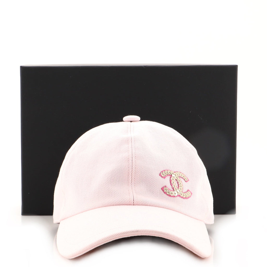 CC Baseball Cap Sequin Embellished Cotton XXL
