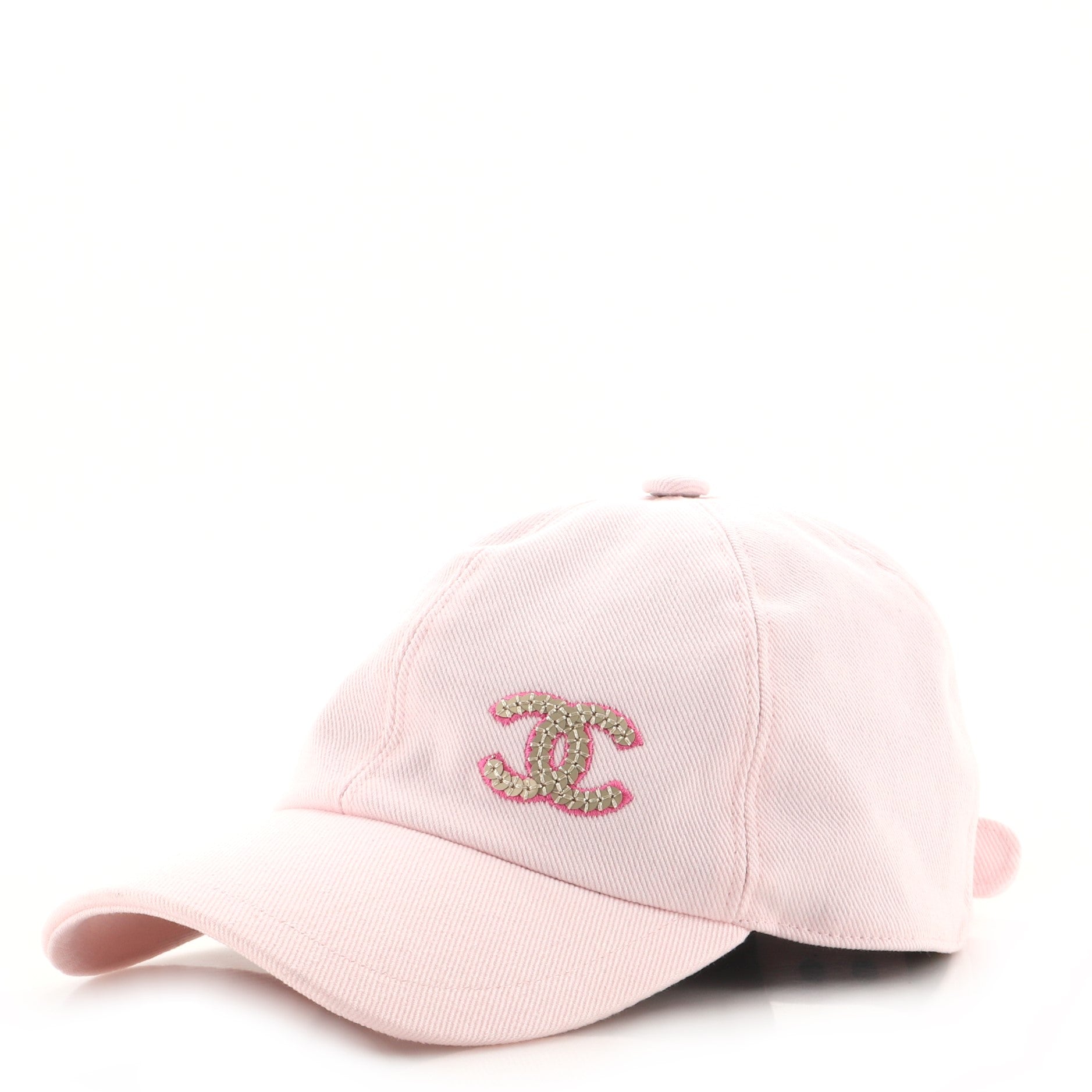 CC Baseball Cap Sequin Embellished Cotton XXL