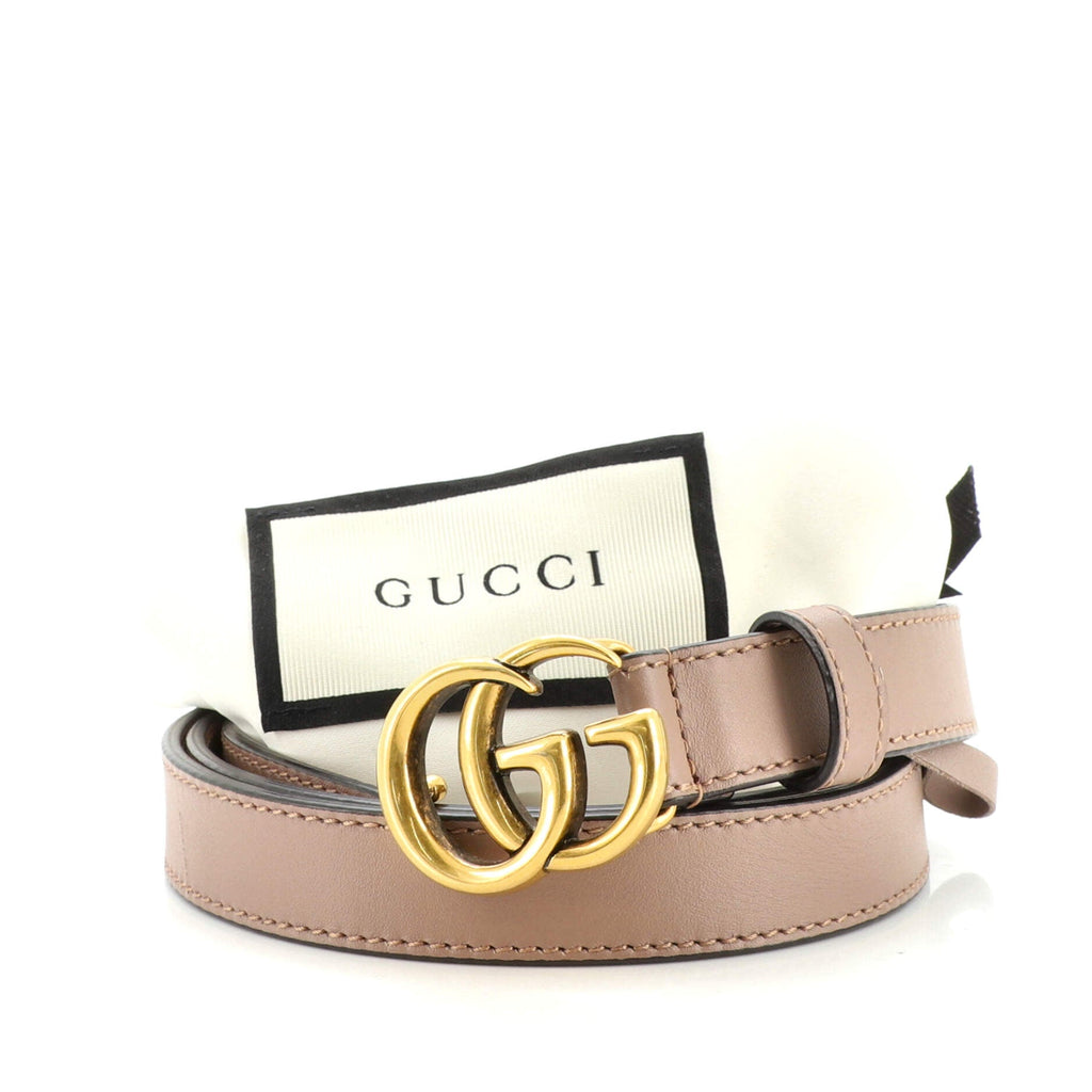 GG Marmont Belt Leather Thin 85