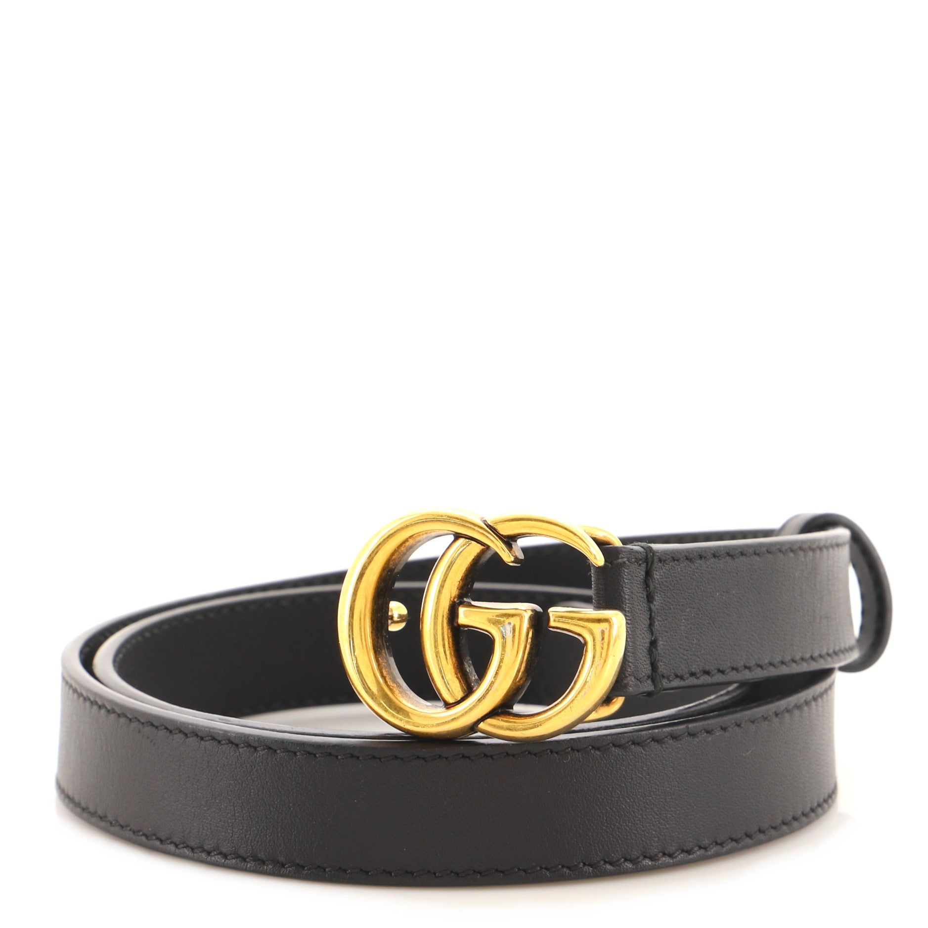 GG Marmont Belt Leather Thin 70