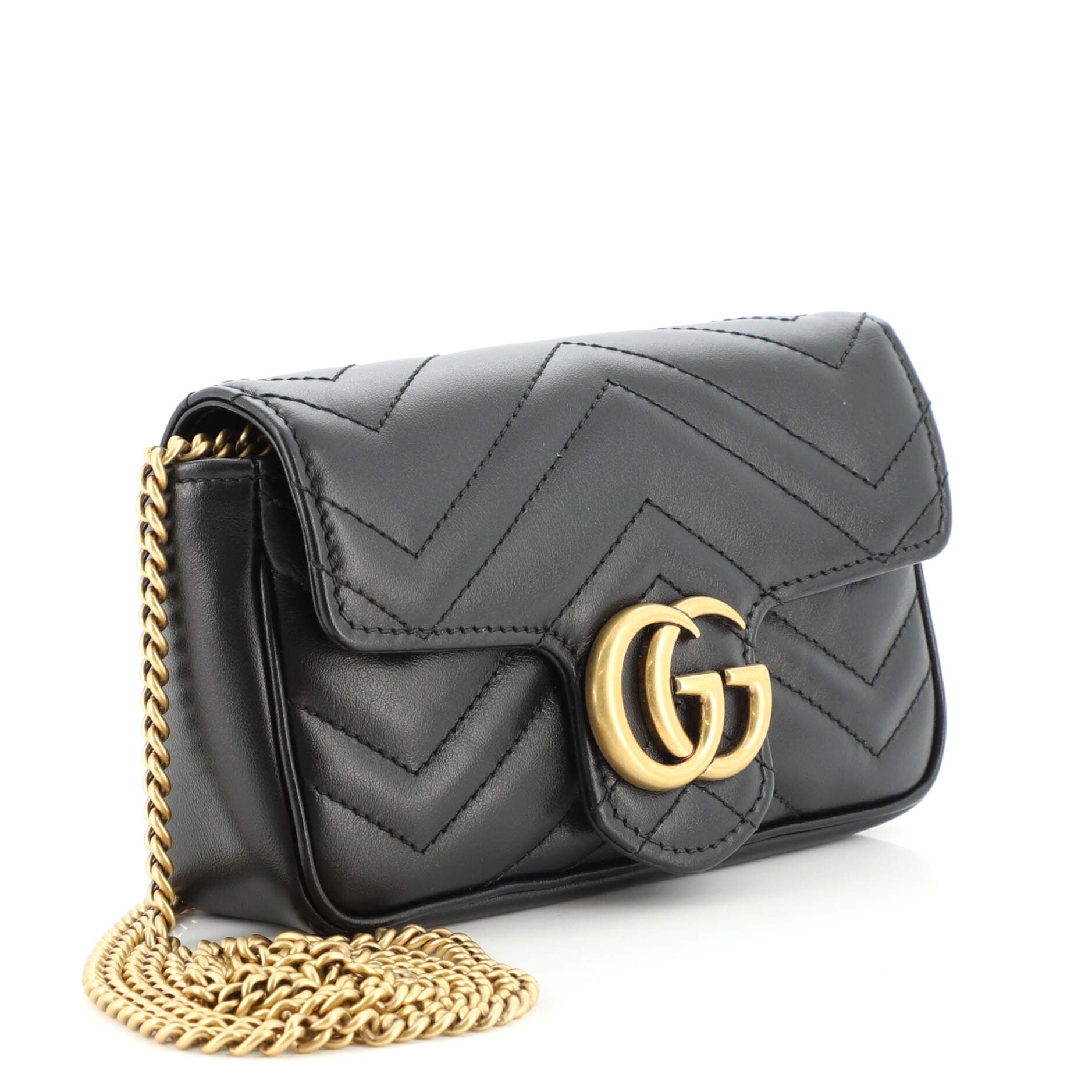 GG Marmont Flap Bag Matelasse Leather Super Mini