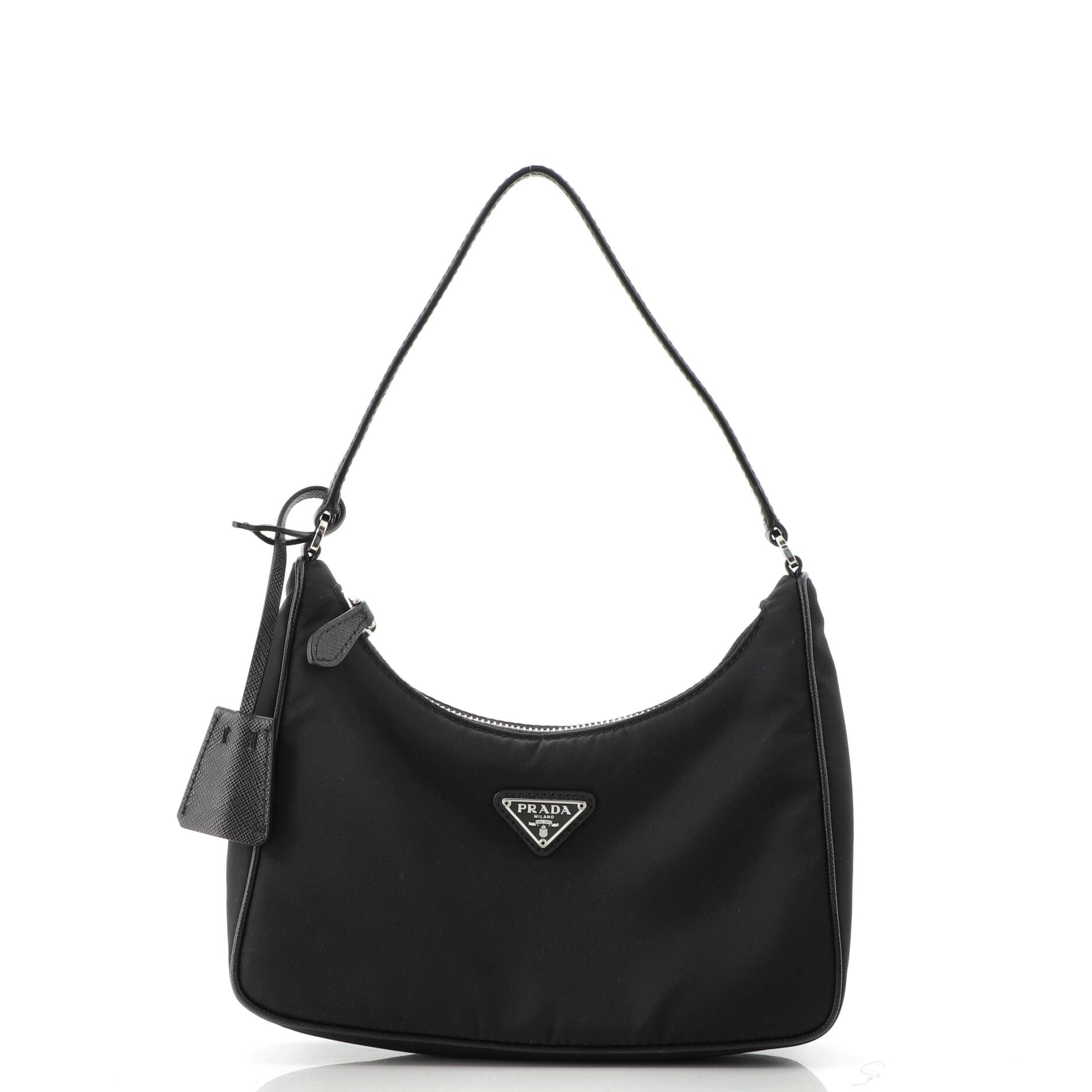 Re-Edition 2005 Hobo Tessuto with Saffiano Leather Mini