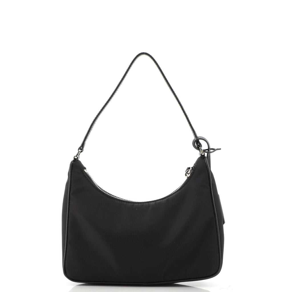 Re-Edition 2005 Hobo Tessuto with Saffiano Leather Mini