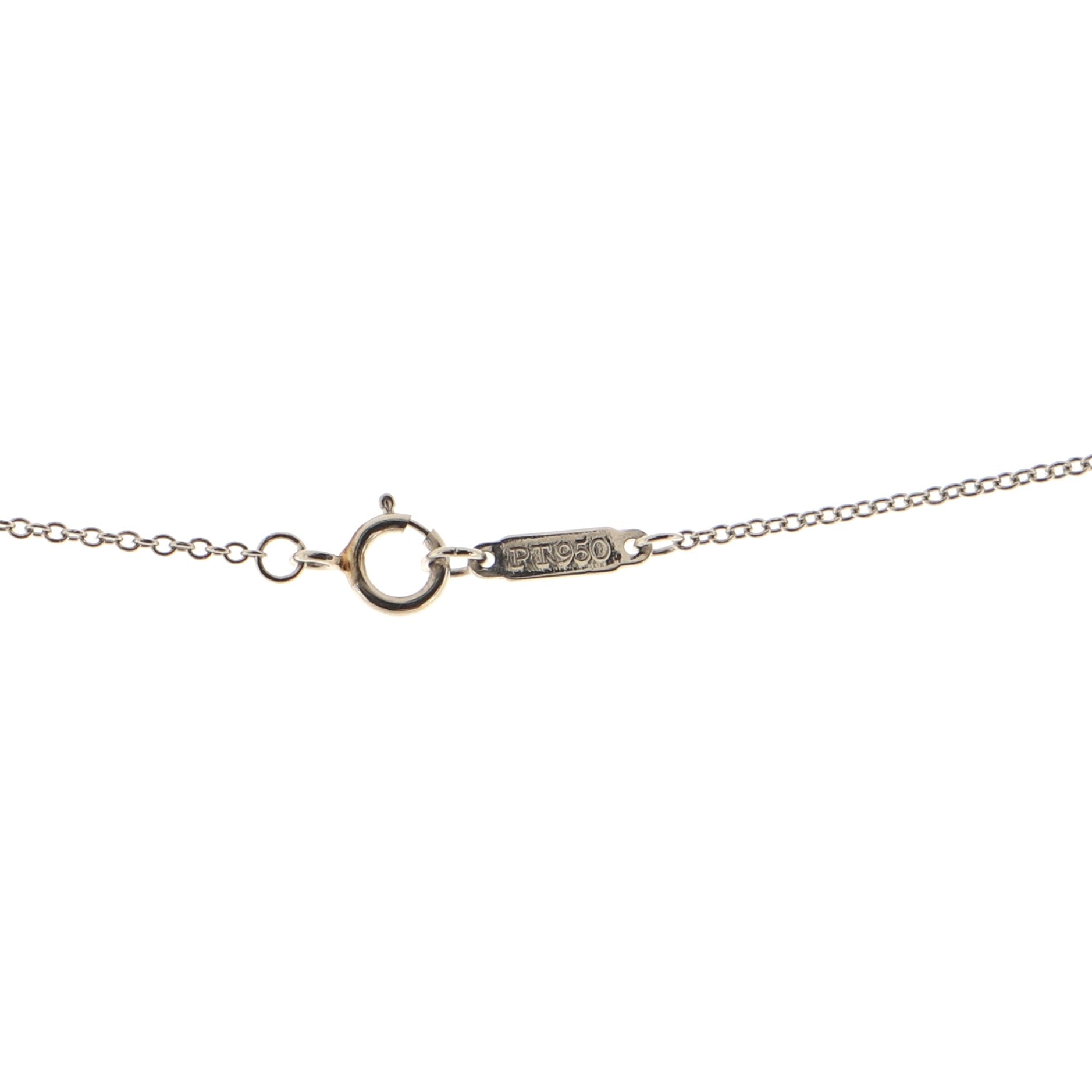 Paper Flowers Pendant Necklace Platinum and Diamonds Small