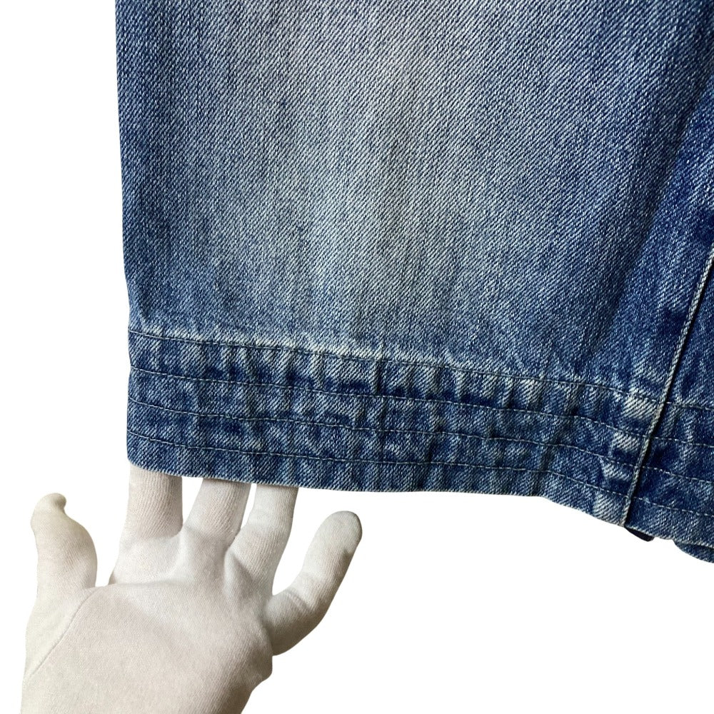 Chanel Coco Mark Button Denim Skirt