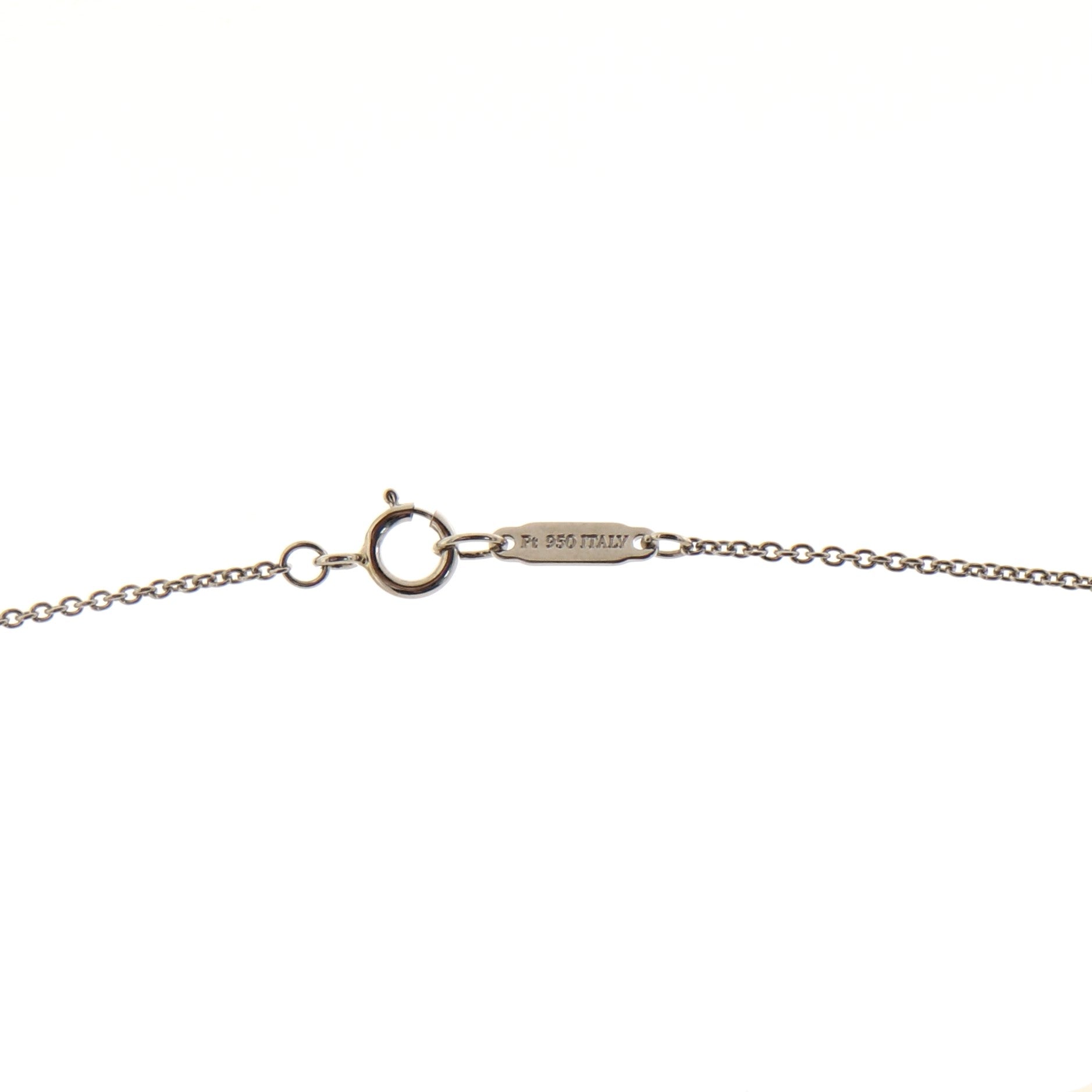 Paper Flowers Pendant Necklace Platinum and Diamonds Small