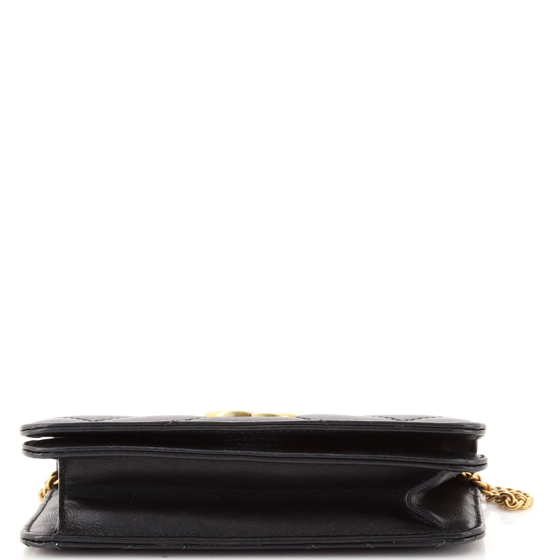 GG Marmont Chain Flap Bag Matelasse Leather Mini
