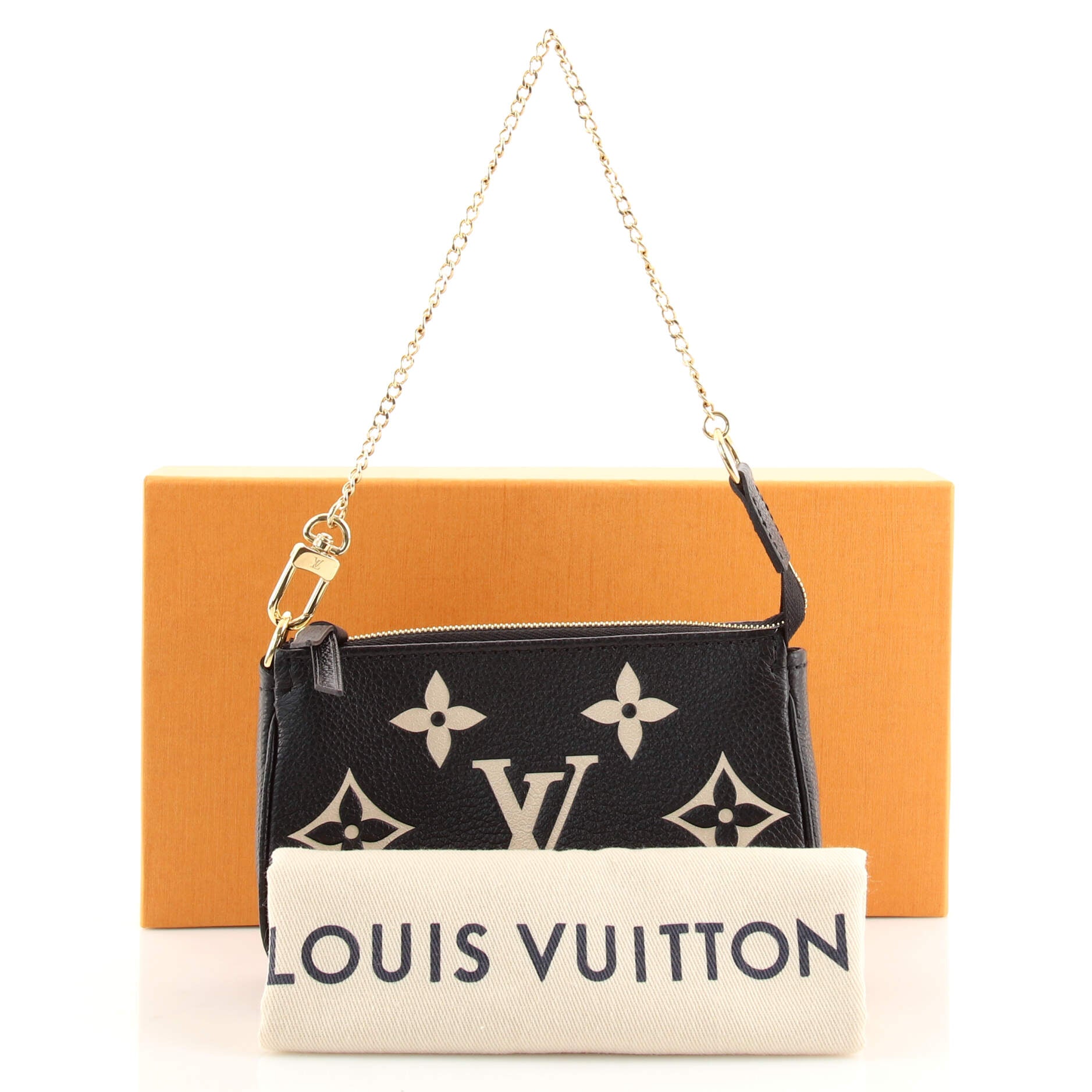 Pochette Accessoires Bicolor Monogram Empreinte Giant Mini