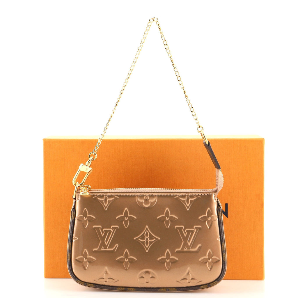 Pochette Accessoires Monogram Vernis with Monogram Canvas Mini
