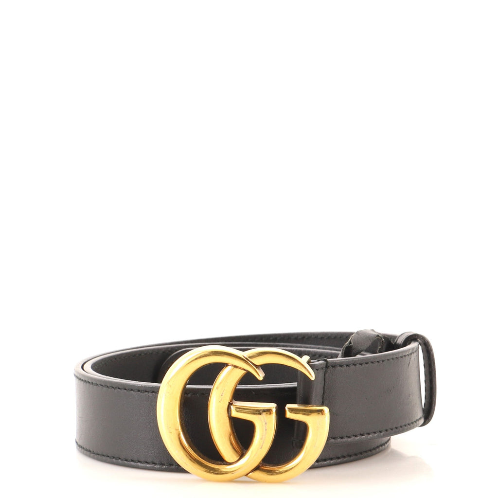 GG Marmont Belt Leather Medium 80