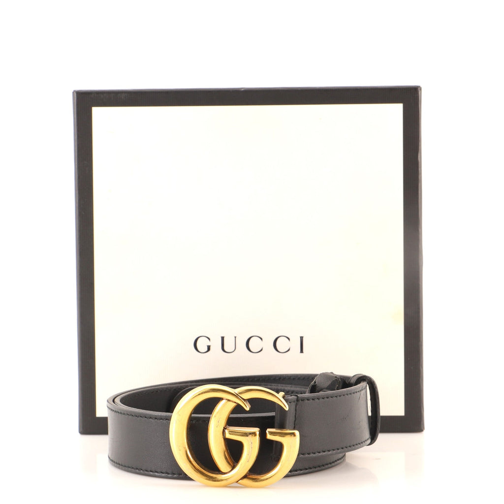 GG Marmont Belt Leather Medium 80