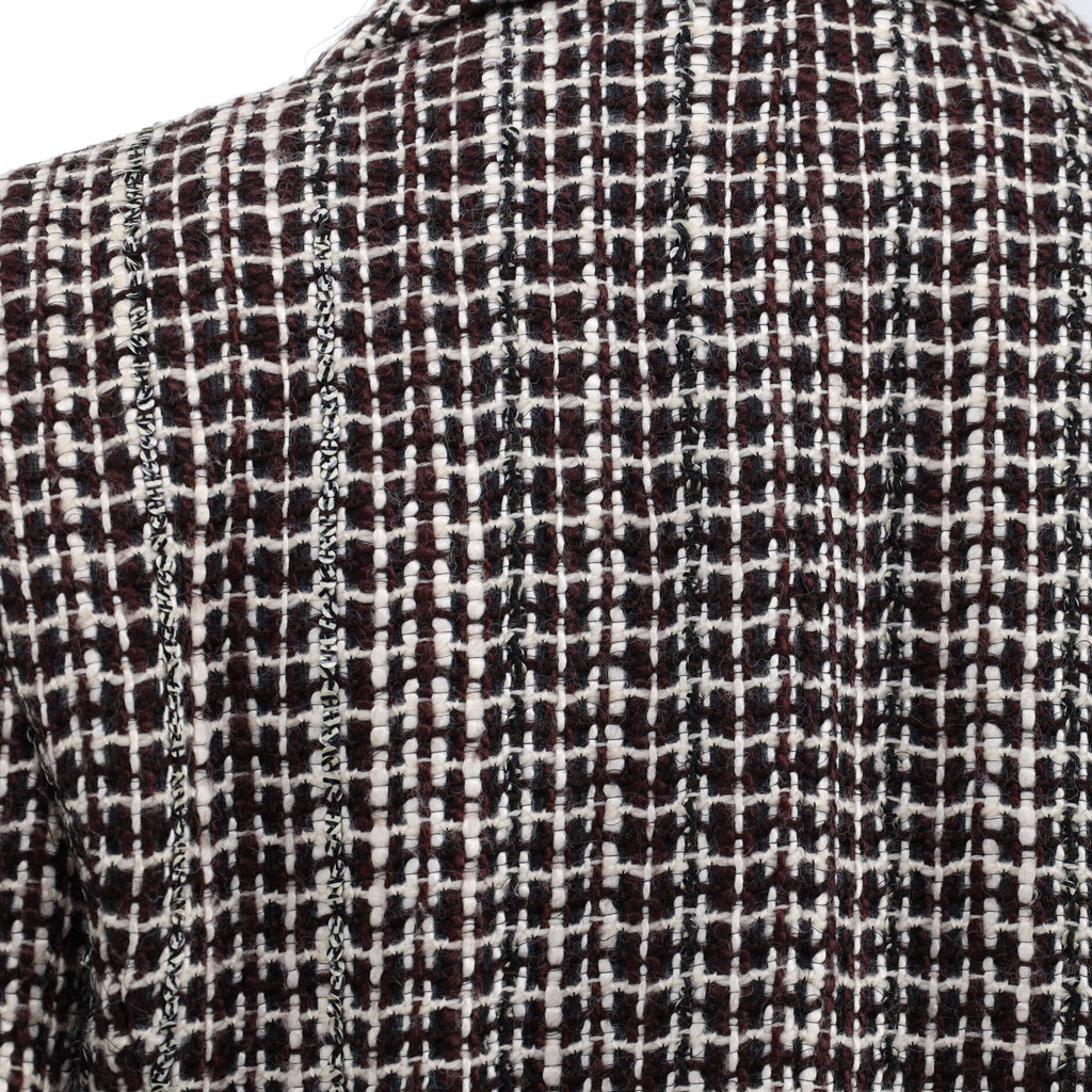 Women's Four Pocket Double Breasted Jacket Tweed
