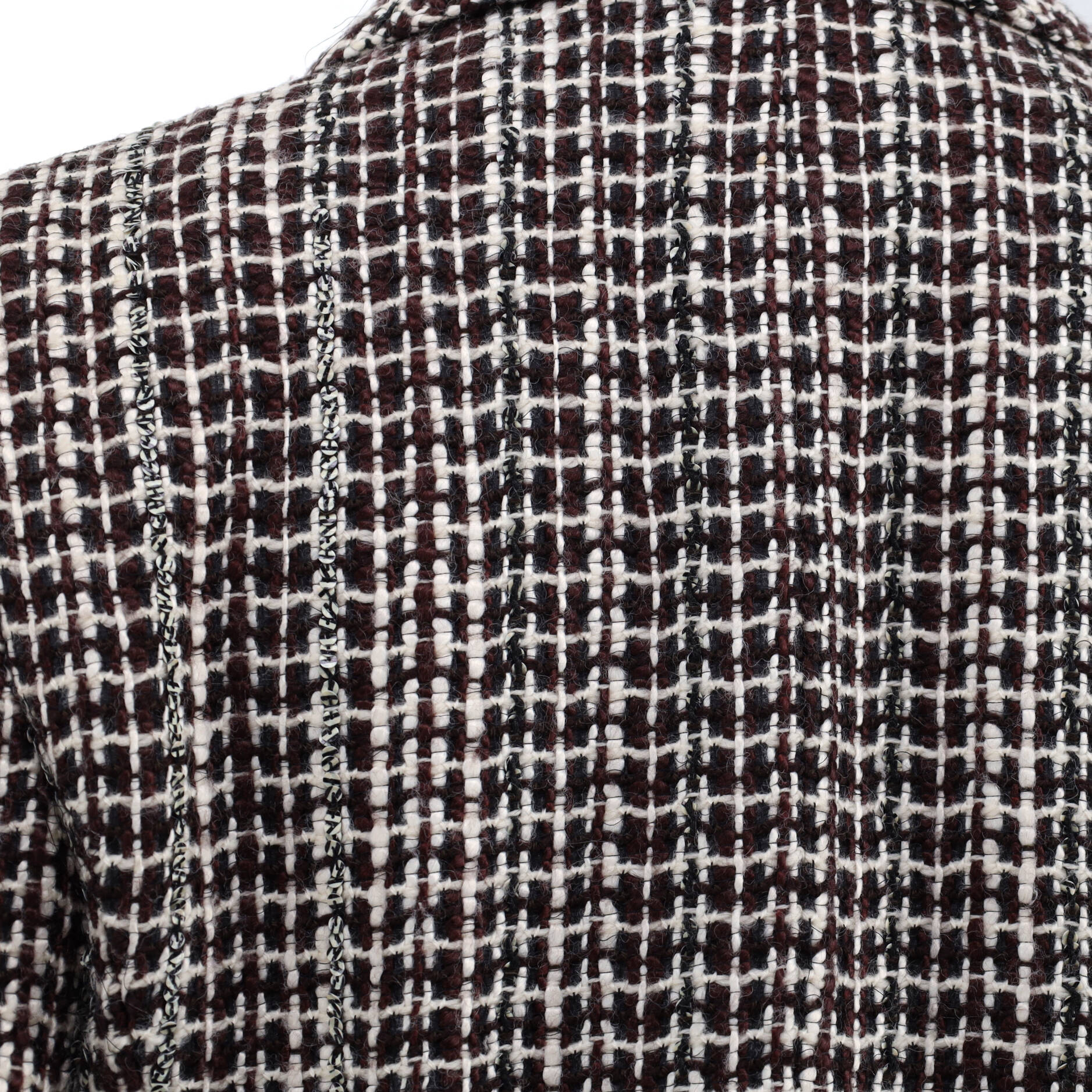 Women's Four Pocket Double Breasted Jacket Tweed