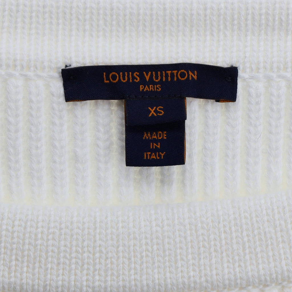 Women's Nautical Shoulder Detail Sweater Cotton Blend