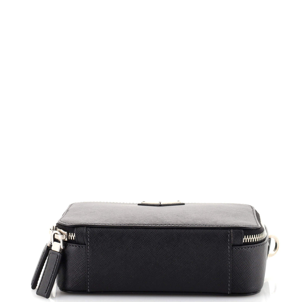 Brique Crossbody Bag Saffiano Leather Mini
