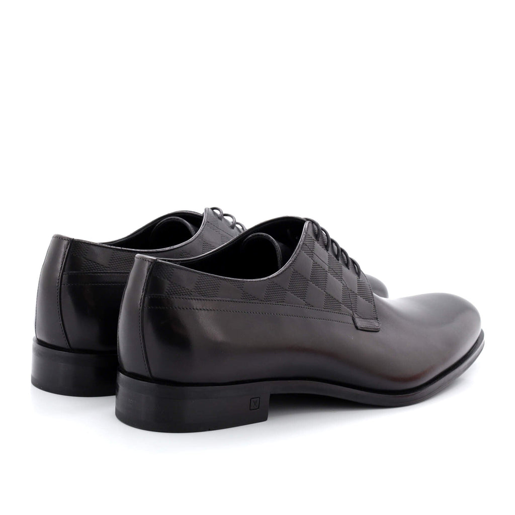 Men's Haussmann Derby Shoes Damier Infini Leather