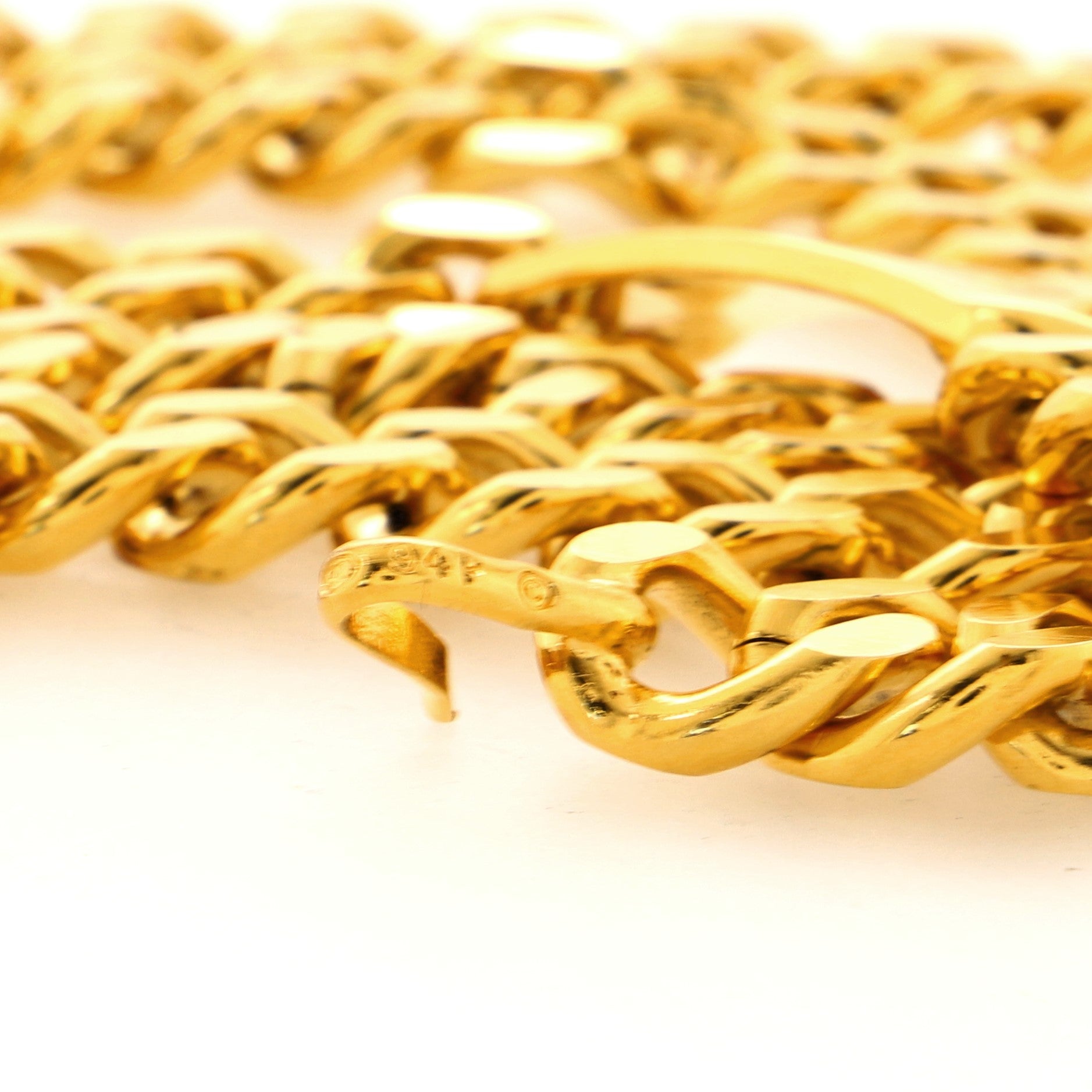 Vintage Medallion Chain Belt Metal 0