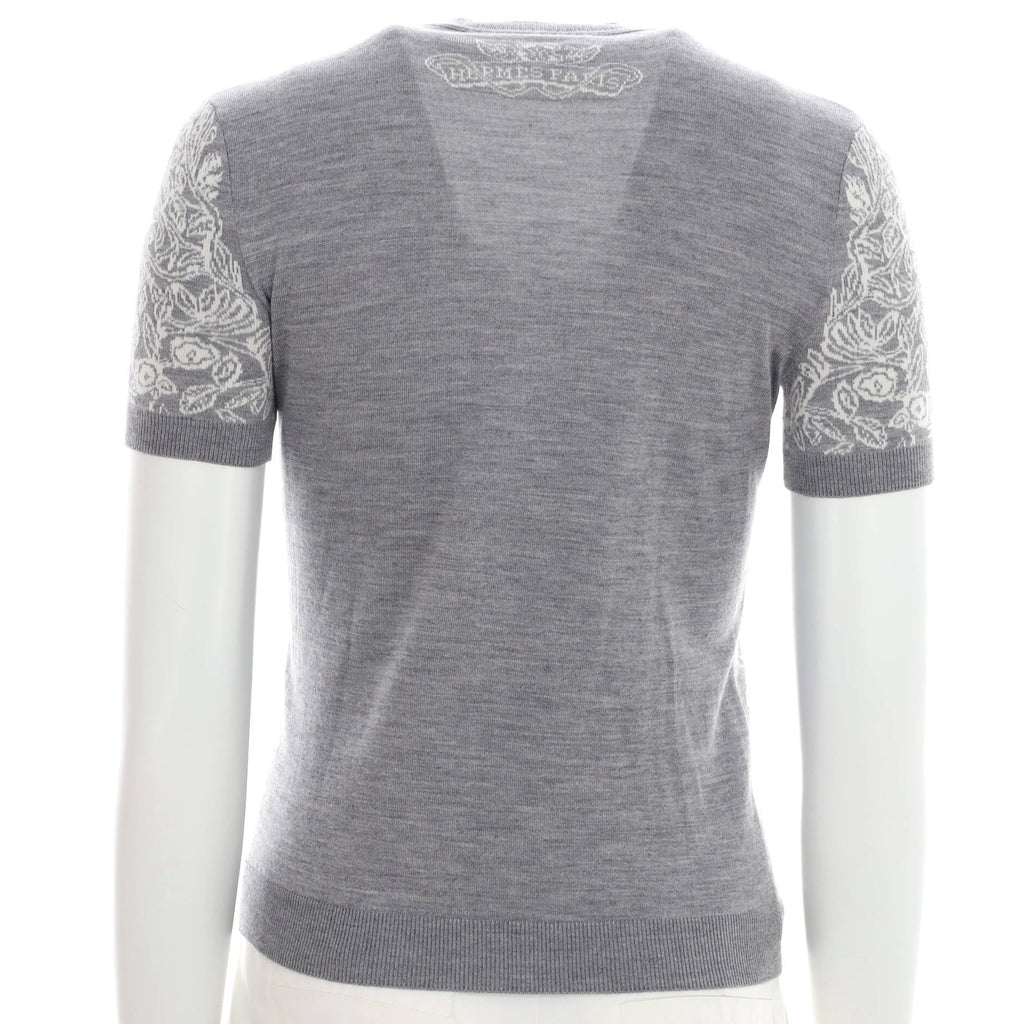 Women's Jungle Love Short Sleeve Sweater Cashmere Blend