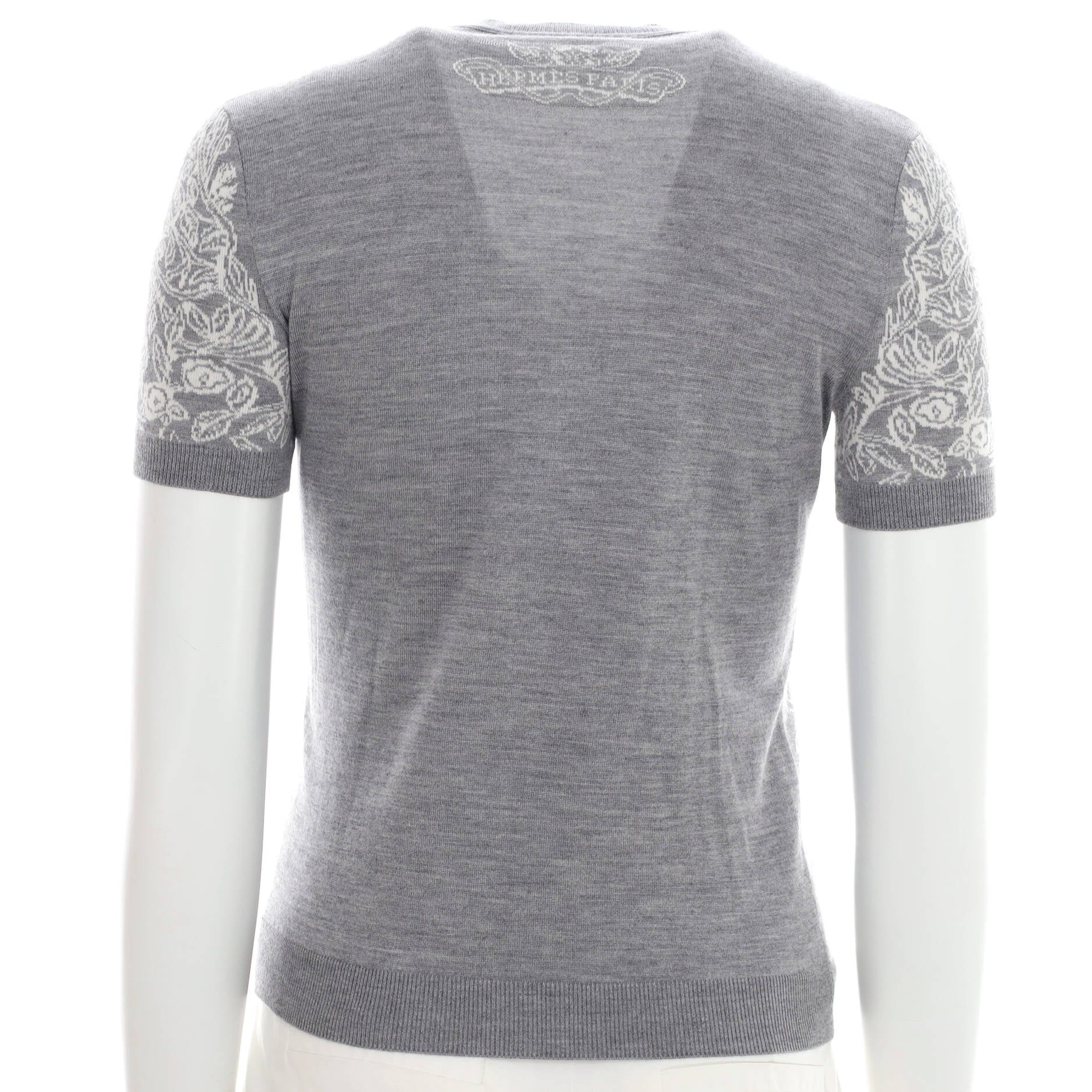 Women's Jungle Love Short Sleeve Sweater Cashmere Blend