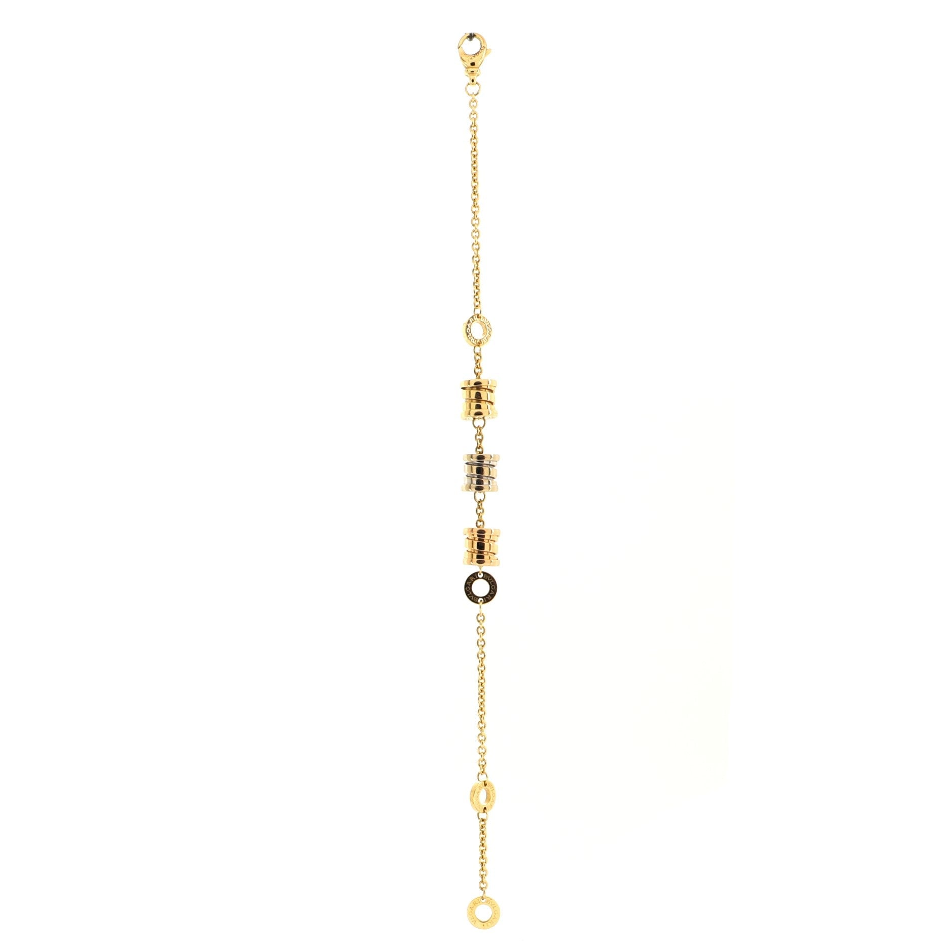 B.Zero1 Three Soft Bracelet 18K Tricolor Gold