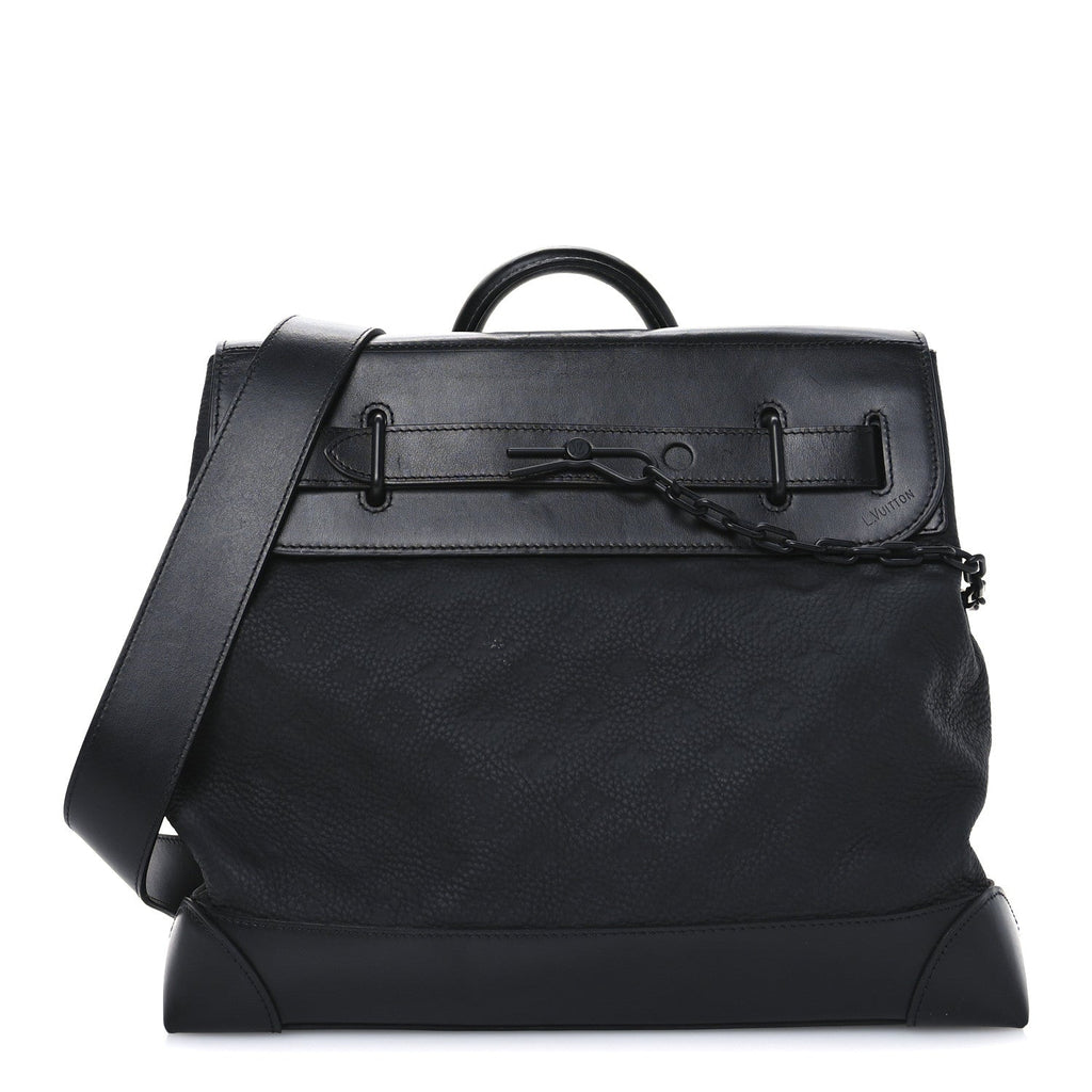 Taurillon Monogram Steamer PM Black