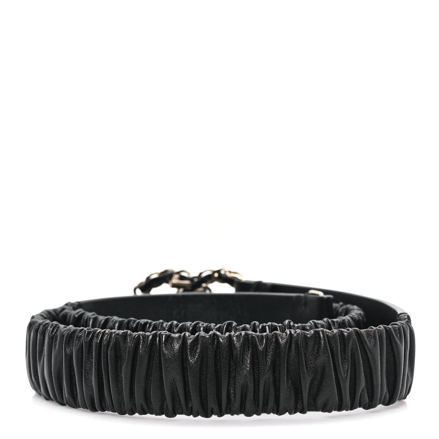 Lambskin Logo Belt 85 34 Black