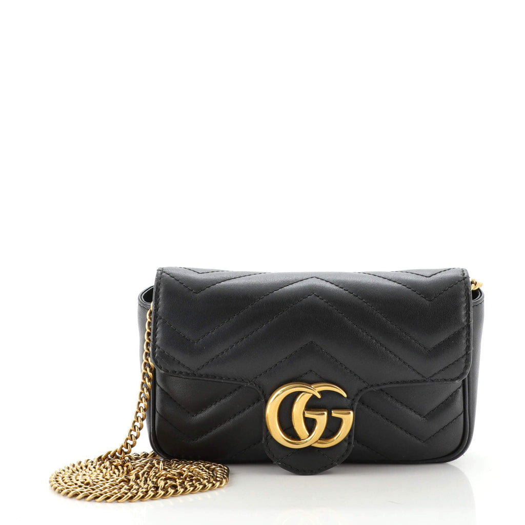 GG Marmont Flap Bag Matelasse Leather Super Mini