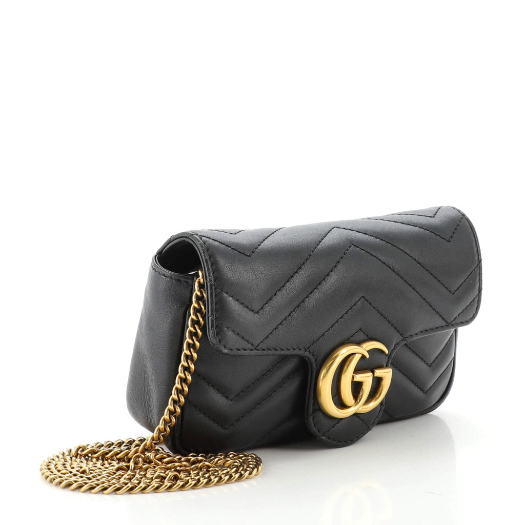 GG Marmont Flap Bag Matelasse Leather Super Mini