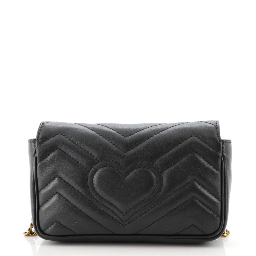 GG Marmont Flap Bag Matelasse Leather Super Mini