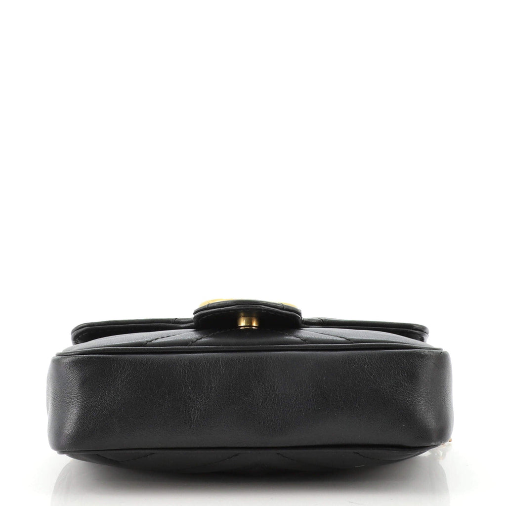 GG Marmont Flap Bag Matelasse Leather Super Mini