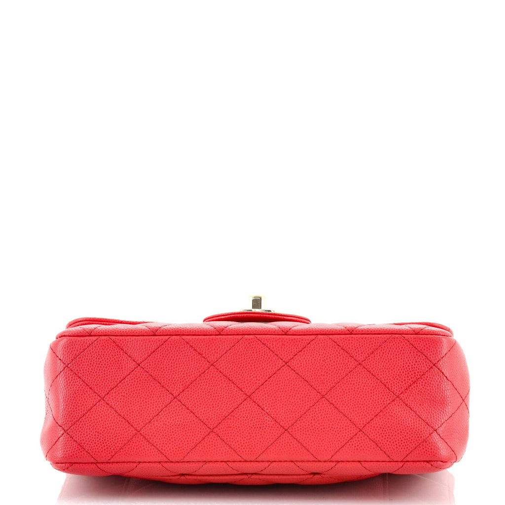 Classic Single Flap Bag Quilted Caviar Mini