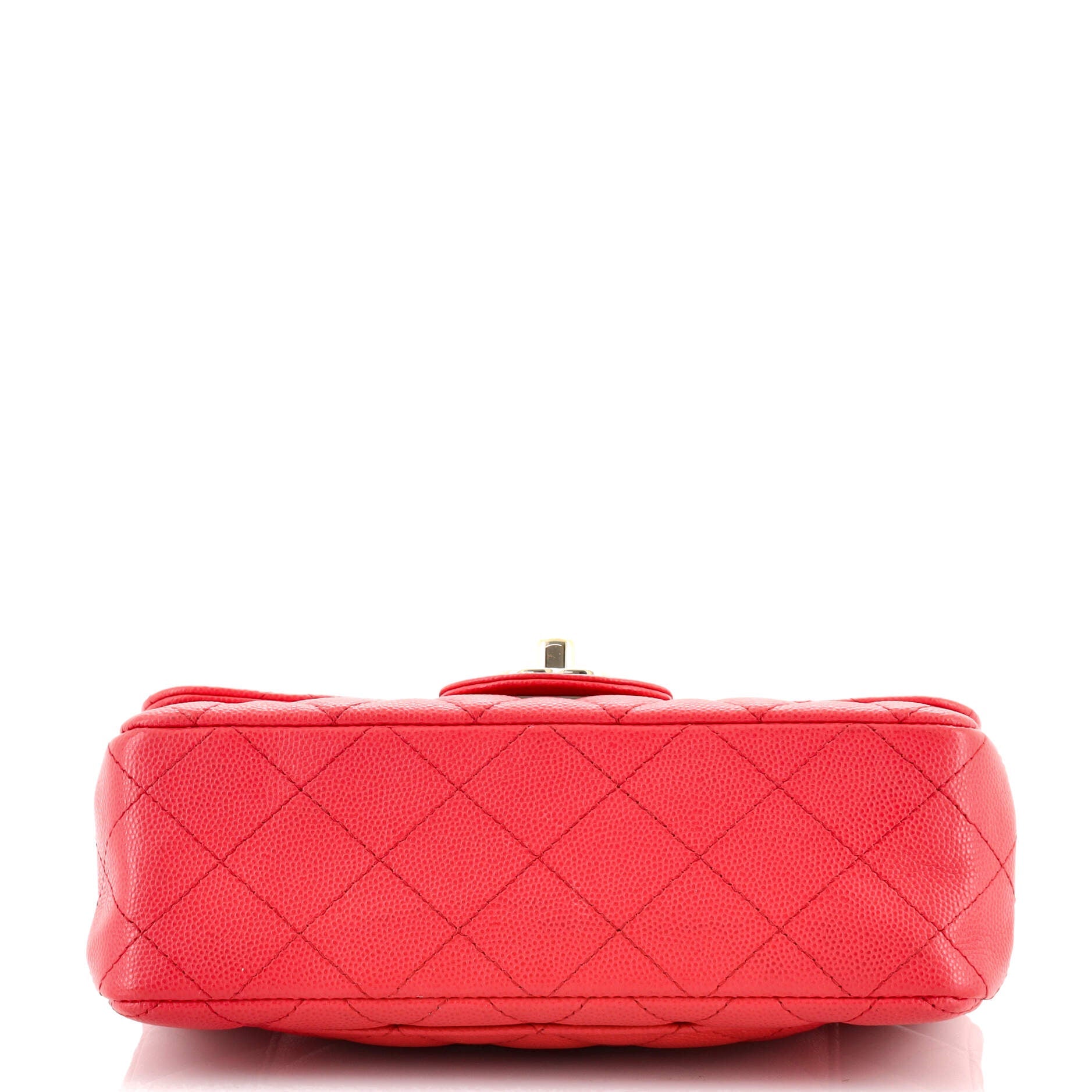 Classic Single Flap Bag Quilted Caviar Mini